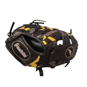 T-ball Glove‎ Franklin Sports 8" Digitek - Black/Optic Yellow. RHT